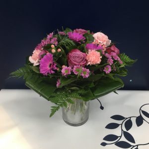 Bouquet de fleurs roses