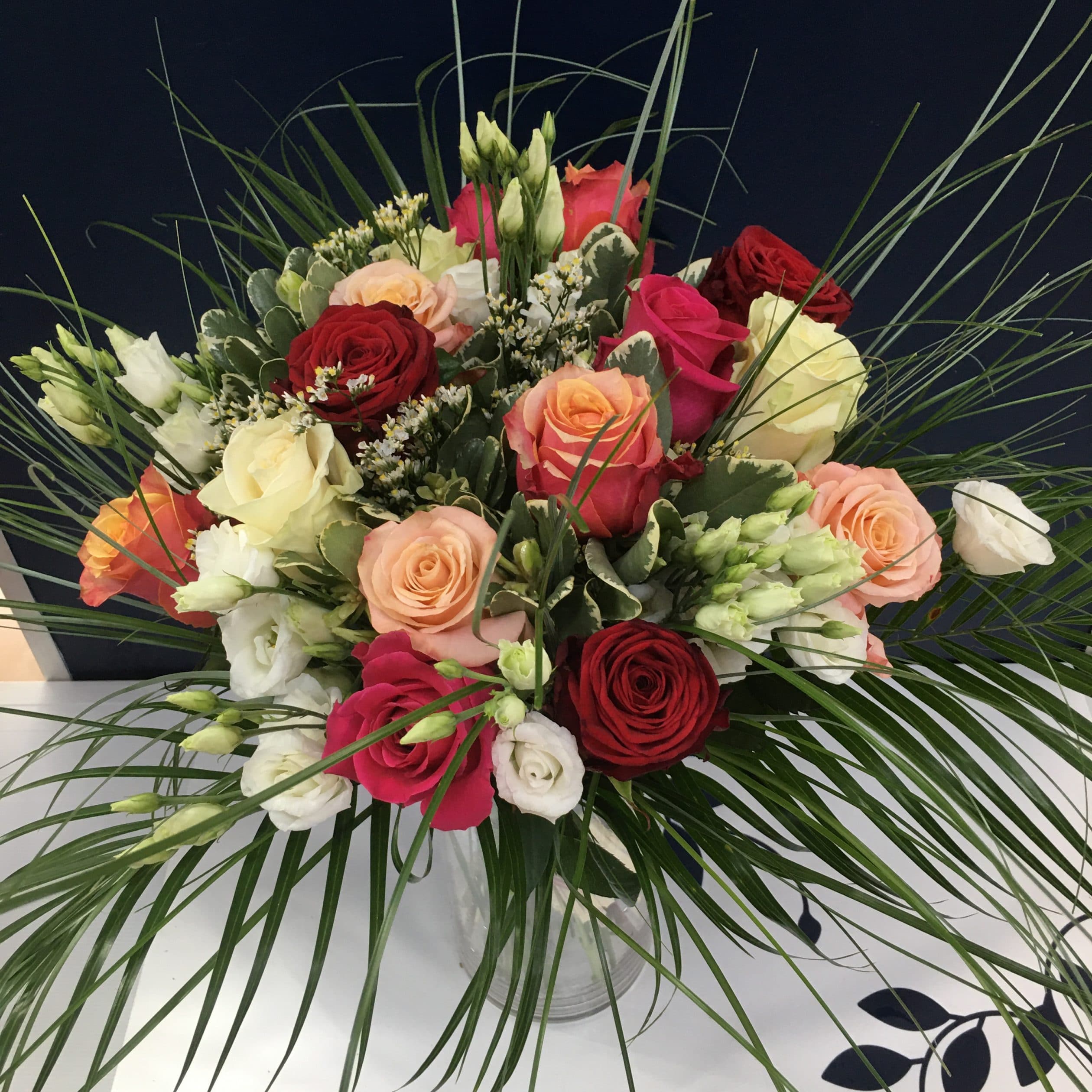 Bouquet Rose Galant – MONCEAU FLEURS MONTPELLIER